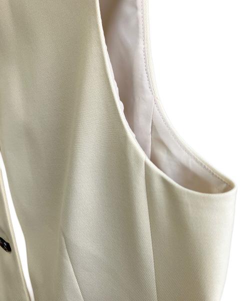 theory luxe（セオリーリュクス）theory luxe (セオリーリュクス) クルーネックベスト ソフトイエロー サイズ:40の古着・服飾アイテム