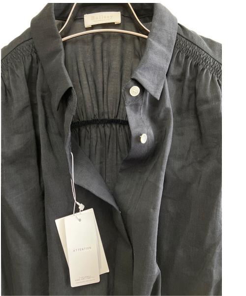 BALLSEY（ボールジィ）BALLSEY (ボールジィ) 半袖ブラウス ブラック サイズ:36の古着・服飾アイテム