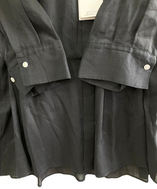 BALLSEY（ボールジィ）BALLSEY (ボールジィ) 半袖ブラウス ブラック サイズ:36の古着・服飾アイテム