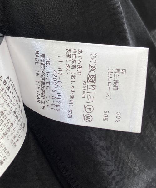 BALLSEY（ボールジィ）BALLSEY (ボールジィ) 半袖ブラウス ブラック サイズ:36の古着・服飾アイテム