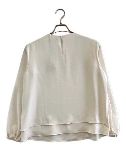 theory luxe（セオリーリュクス）theory luxe (セオリーリュクス) 長袖ブラウス ベージュ サイズ:40の古着・服飾アイテム