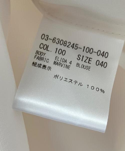 theory luxe（セオリーリュクス）theory luxe (セオリーリュクス) 長袖ブラウス ベージュ サイズ:40の古着・服飾アイテム