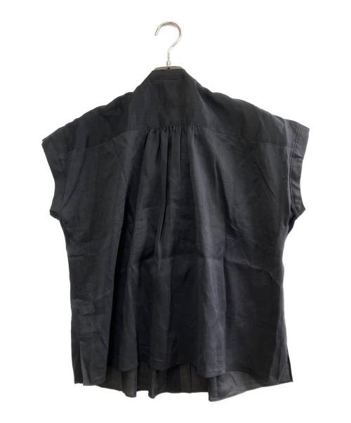 BALLSEY（ボールジィ）BALLSEY (ボールジィ) 半袖ブラウス ブラック サイズ:36の古着・服飾アイテム