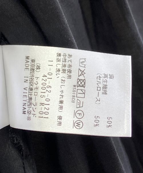 BALLSEY（ボールジィ）BALLSEY (ボールジィ) 半袖ブラウス ブラック サイズ:36の古着・服飾アイテム
