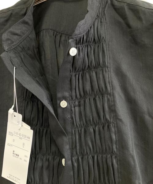 BALLSEY（ボールジィ）BALLSEY (ボールジィ) 半袖ブラウス ブラック サイズ:36の古着・服飾アイテム