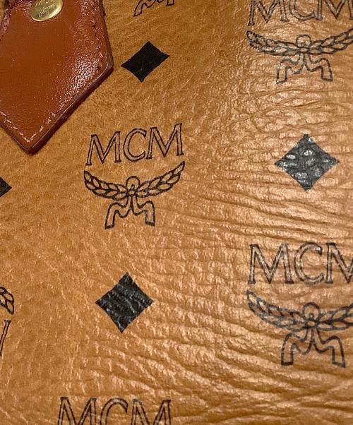 MCM（エムシーエム）MCM (エムシーエム) ミニボストンバッグ ブラウンの古着・服飾アイテム