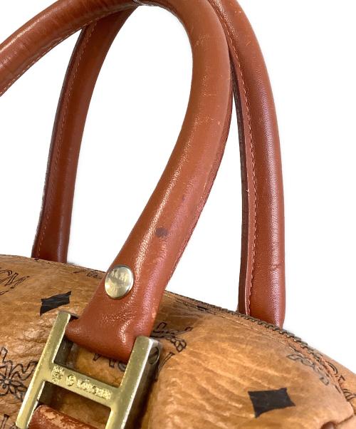 MCM（エムシーエム）MCM (エムシーエム) ミニボストンバッグ ブラウンの古着・服飾アイテム
