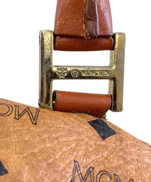 MCM（エムシーエム）MCM (エムシーエム) ミニボストンバッグ ブラウンの古着・服飾アイテム