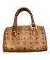 MCM (エムシーエム) ミニボストンバッグ ブラウン：10000円