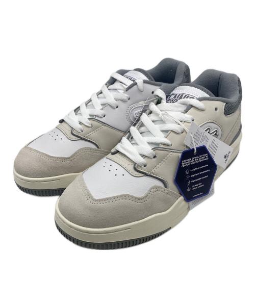 LACOSTE（ラコステ）LACOSTE (ラコステ) スニーカー ホワイト×グレー サイズ:UK7.5 未使用品の古着・服飾アイテム