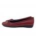 PRADA (プラダ) フラットパンプス レッド サイズ:36：12000円