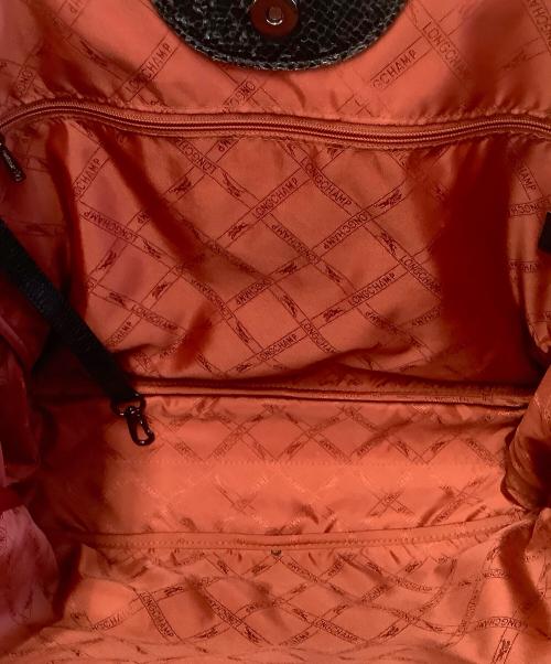 LONGCHAMP（ロンシャン）LONGCHAMP (ロンシャン) ハンドバッグ ブラックの古着・服飾アイテム