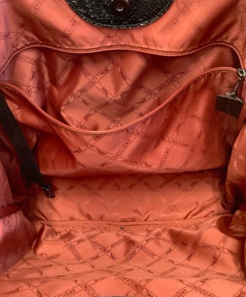 LONGCHAMP（ロンシャン）LONGCHAMP (ロンシャン) ハンドバッグ ブラックの古着・服飾アイテム