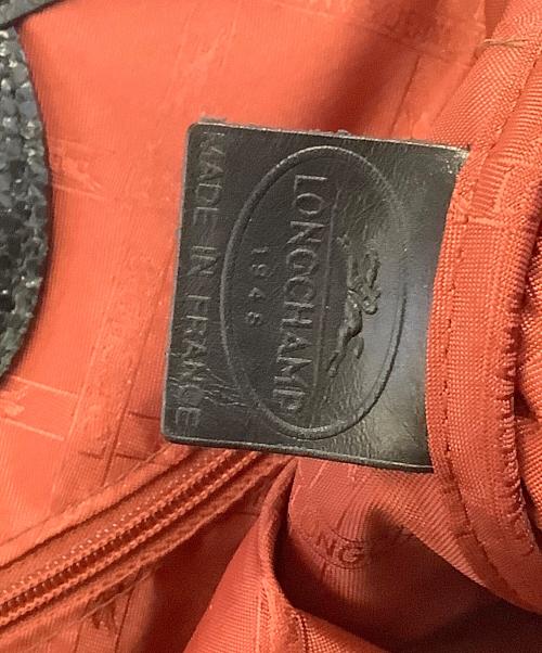 LONGCHAMP（ロンシャン）LONGCHAMP (ロンシャン) ハンドバッグ ブラックの古着・服飾アイテム
