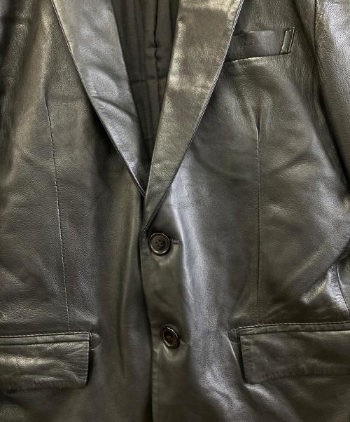 Liugoo Leathers（リューグーレザーズ）Liugoo Leathers (リューグーレザーズ) レザージャケット ブラック サイズ:Lの古着・服飾アイテム