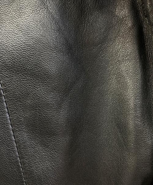 Liugoo Leathers（リューグーレザーズ）Liugoo Leathers (リューグーレザーズ) レザージャケット ブラック サイズ:Lの古着・服飾アイテム