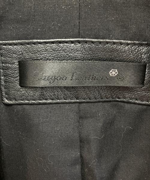 Liugoo Leathers（リューグーレザーズ）Liugoo Leathers (リューグーレザーズ) レザージャケット ブラック サイズ:Lの古着・服飾アイテム