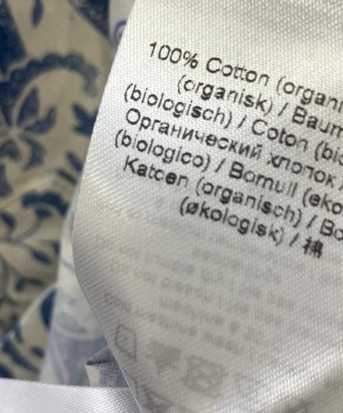 GANNI（ガニー）GANNI (ガニー) 長袖ワンピース ホワイト×ブルー サイズ:32 未使用品の古着・服飾アイテム