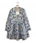 GANNI（ガニー）の古着「長袖ワンピース」｜ホワイト×ブルー