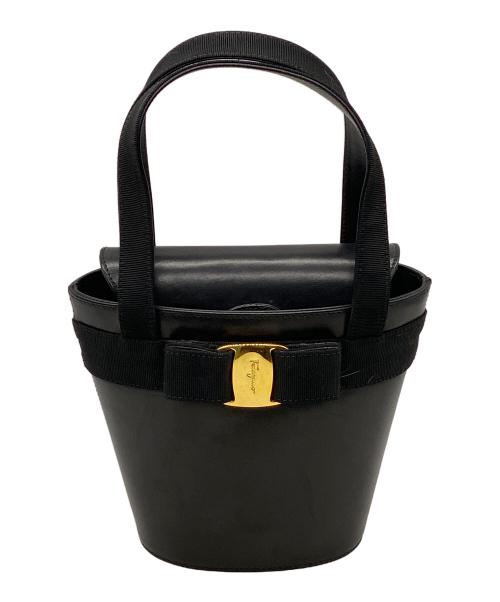 Salvatore Ferragamo（サルヴァトーレ フェラガモ）Salvatore Ferragamo (サルヴァトーレ フェラガモ) ハンドバッグ ブラックの古着・服飾アイテム