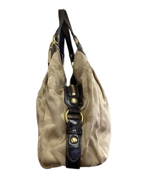 COACH（コーチ）COACH (コーチ) バッグ ベージュ×ブラウンの古着・服飾アイテム