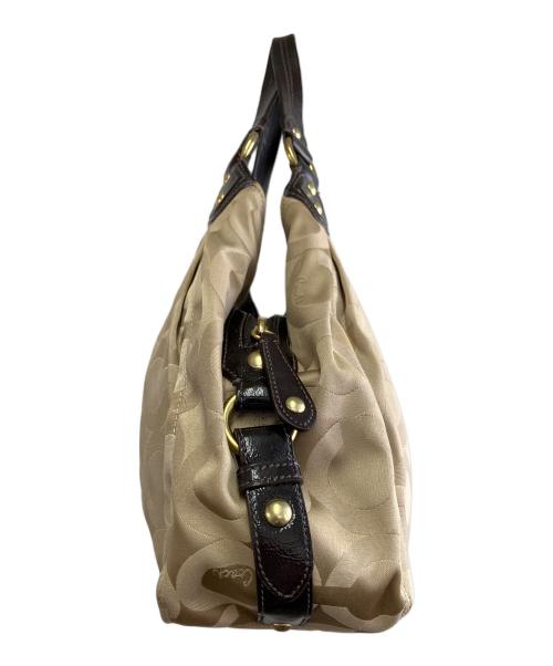 COACH（コーチ）COACH (コーチ) バッグ ベージュ×ブラウンの古着・服飾アイテム