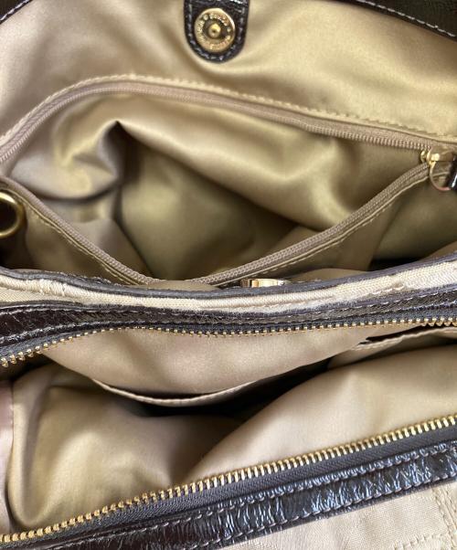 COACH（コーチ）COACH (コーチ) バッグ ベージュ×ブラウンの古着・服飾アイテム