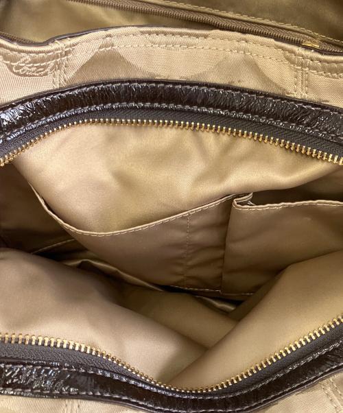 COACH（コーチ）COACH (コーチ) バッグ ベージュ×ブラウンの古着・服飾アイテム