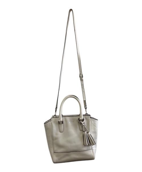 COACH（コーチ）COACH (コーチ) 2WAYショルダーバッグ ライトベージュの古着・服飾アイテム