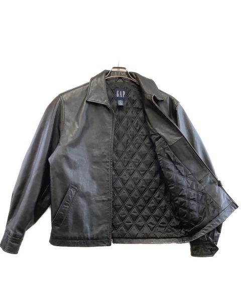 GAP（ギャップ）GAP (ギャップ) レザージャケット ブラック サイズ:Sの古着・服飾アイテム