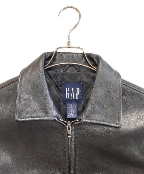 GAP（ギャップ）GAP (ギャップ) レザージャケット ブラック サイズ:Sの古着・服飾アイテム