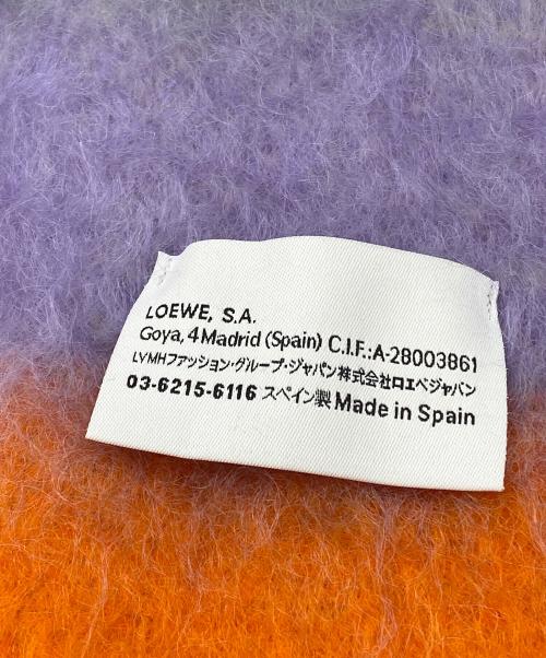 LOEWE（ロエベ）LOEWE (ロエベ) モヘヤマフラー マルチカラーの古着・服飾アイテム