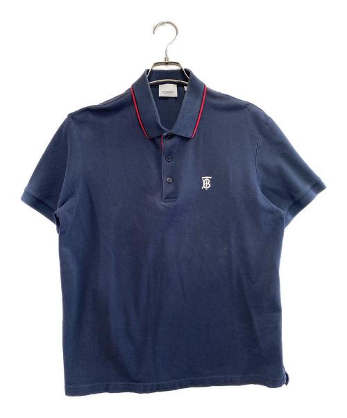 BURBERRY LONDON（バーバリーロンドン）BURBERRY LONDON (バーバリーロンドン) TB刺繍ロゴポロシャツ ネイビー サイズ:XLの古着・服飾アイテム
