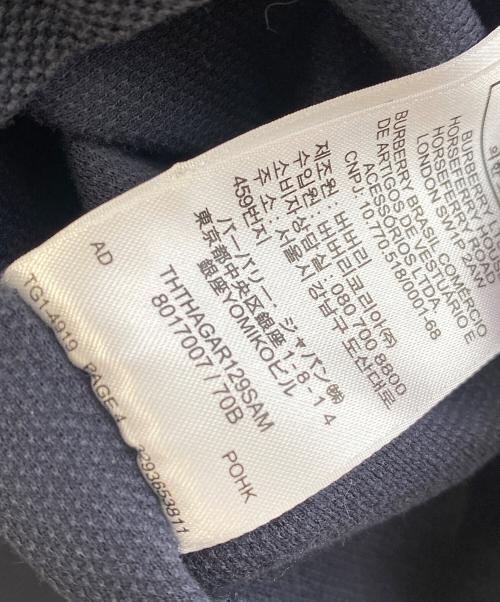 BURBERRY LONDON（バーバリーロンドン）BURBERRY LONDON (バーバリーロンドン) TB刺繍ロゴポロシャツ ネイビー サイズ:XLの古着・服飾アイテム