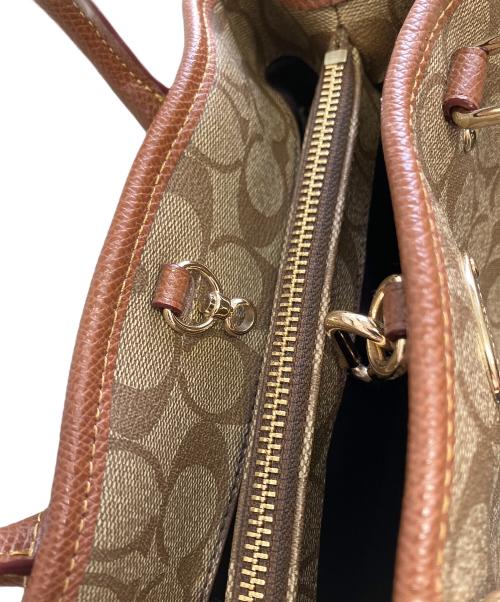 COACH（コーチ）COACH (コーチ) ハンドバッグ ブラウンの古着・服飾アイテム
