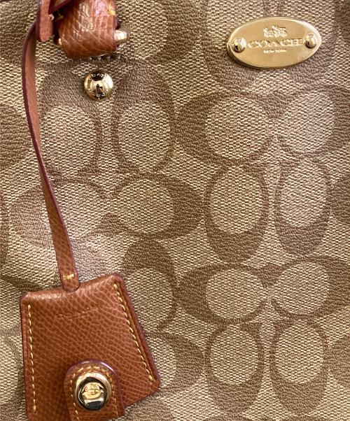 COACH（コーチ）COACH (コーチ) ハンドバッグ ブラウンの古着・服飾アイテム