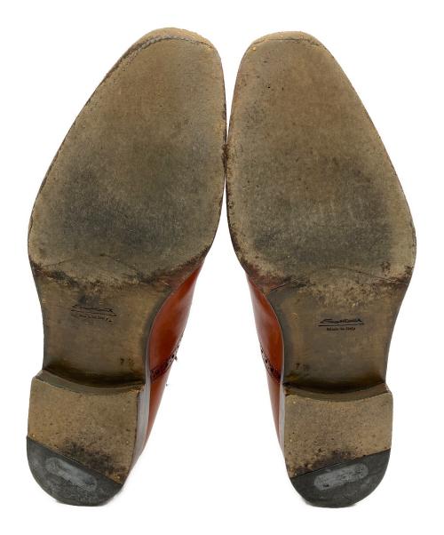 Santoni（サントーニ）Santoni (サントーニ) レザーシューズ ブラウン サイズ:7 1/2の古着・服飾アイテム