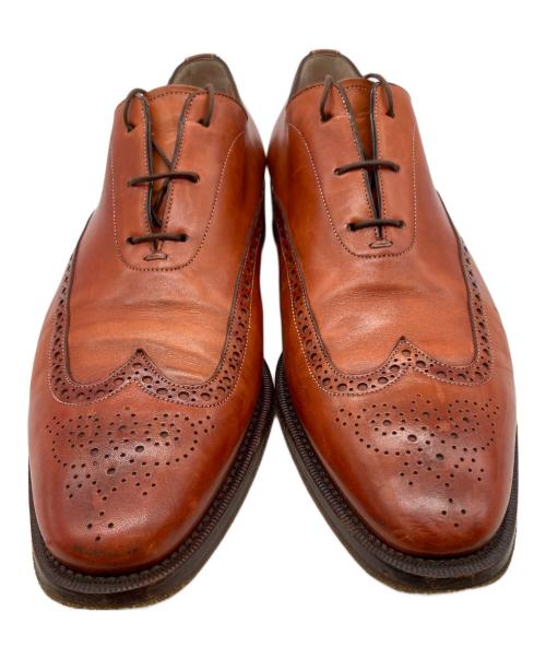 Santoni（サントーニ）Santoni (サントーニ) レザーシューズ ブラウン サイズ:7 1/2の古着・服飾アイテム