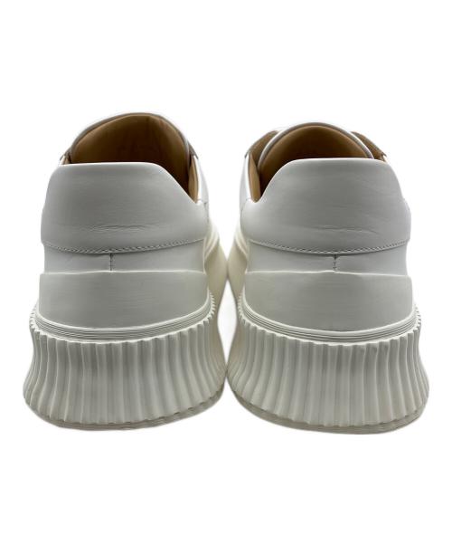 JIL SANDER（ジルサンダー）JIL SANDER (ジルサンダー) プラットフォームスニーカー ホワイト サイズ:42の古着・服飾アイテム