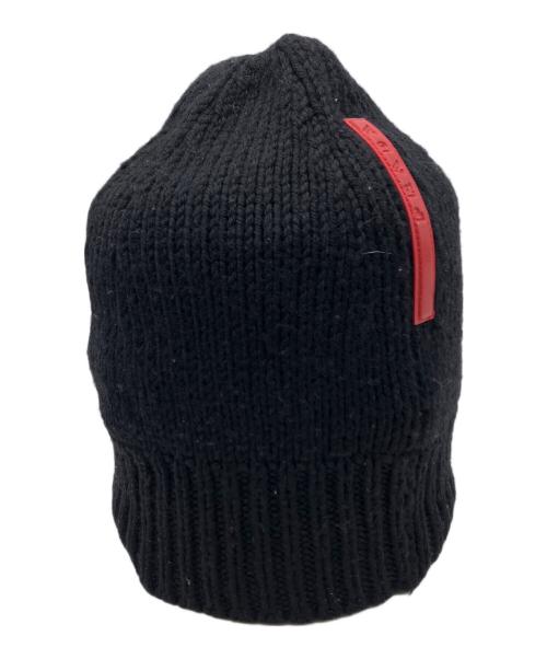 PRADA SPORTS（プラダスポーツ）PRADA SPORTS (プラダスポーツ) ニット帽 ブラックの古着・服飾アイテム