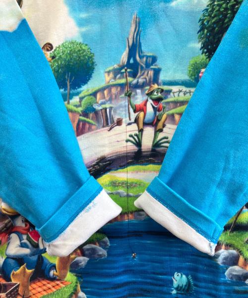 DISNEY（ディズニー）DISNEY (ディズニー) 長袖カットソー ブルー サイズ:Lの古着・服飾アイテム