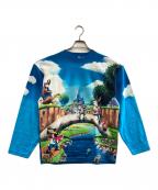 DISNEYディズニ―）の古着「長袖カットソー」｜ブルー