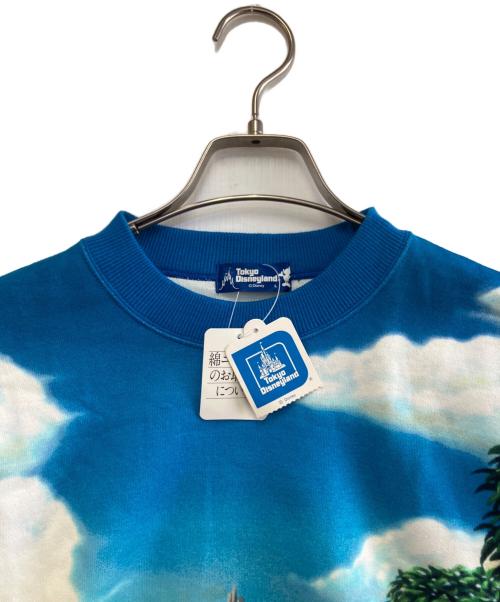DISNEY（ディズニ―）Disney (ディズニ―) 長袖カットソー ブルー サイズ:Lの古着・服飾アイテム