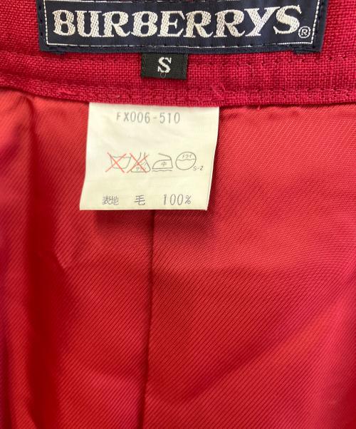 Burberrys（バーバリーズ）Burberrys (バーバリーズ) セットアップ レッド サイズ:Sの古着・服飾アイテム