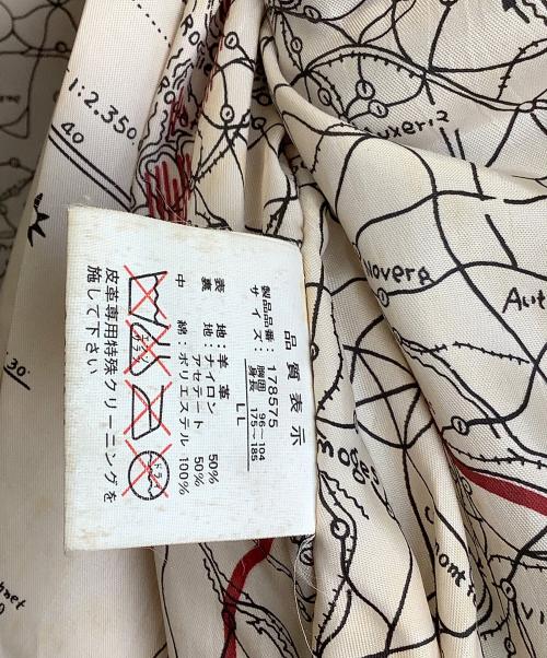 その他ブランド（ソノタブランド）その他ブランド (ソノタブランド) フライトジャケット ブラウン サイズ:LLの古着・服飾アイテム