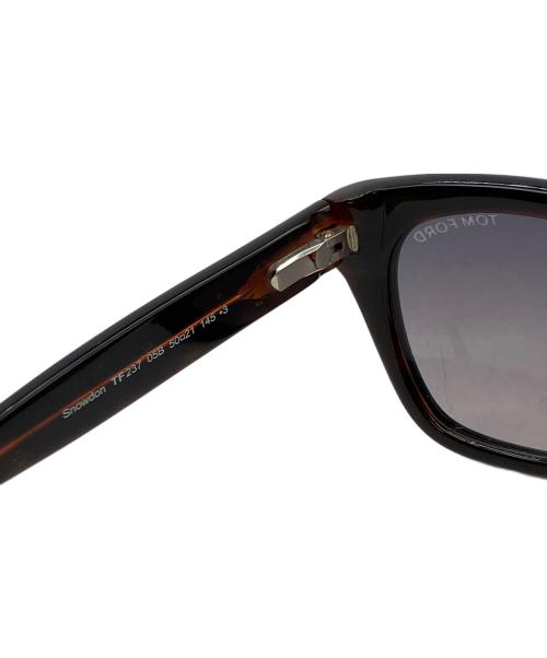 TOM FORD（トムフォード）TOM FORD (トムフォード) サングラス ブラック×ブラウンブラック×ブラウン サイズ:50□21の古着・服飾アイテム