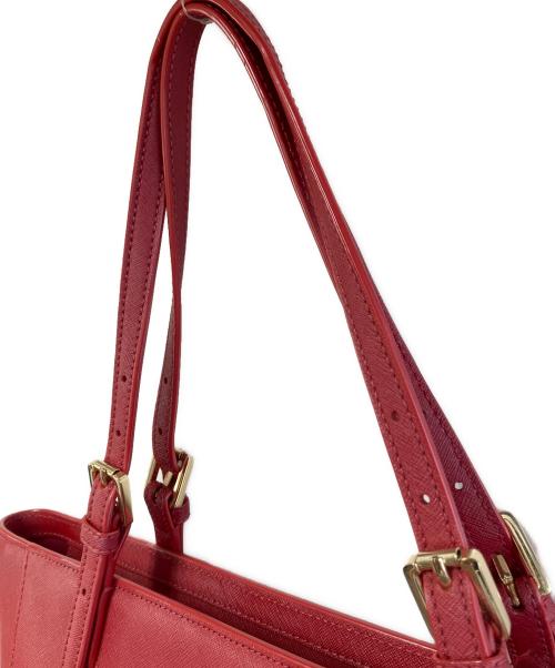 TORY BURCH（トリーバーチ）TORY BURCH (トリーバーチ) ハンドバッグ レッドの古着・服飾アイテム