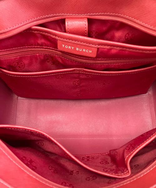 TORY BURCH（トリーバーチ）TORY BURCH (トリーバーチ) ハンドバッグ レッドの古着・服飾アイテム