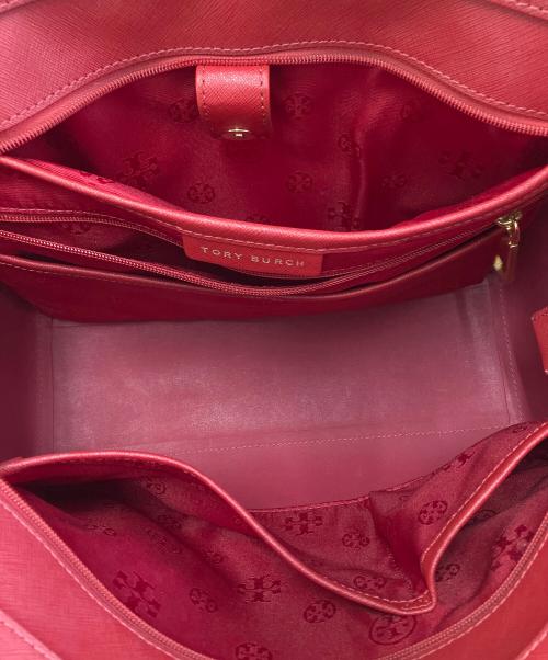 TORY BURCH（トリーバーチ）TORY BURCH (トリーバーチ) ハンドバッグ レッドの古着・服飾アイテム