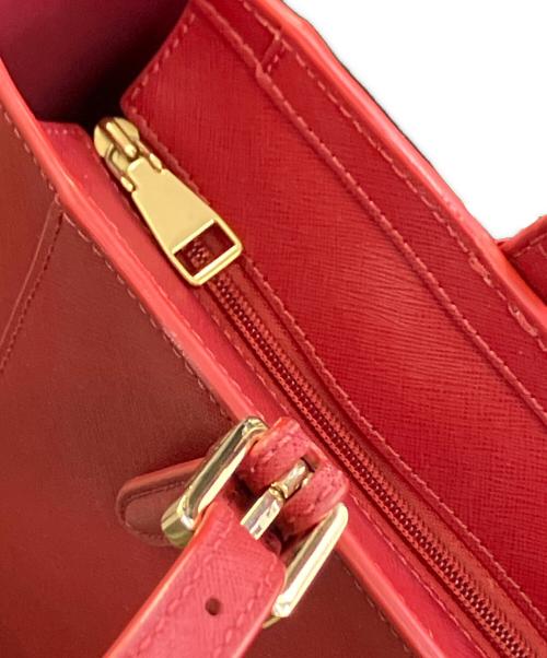 TORY BURCH（トリーバーチ）TORY BURCH (トリーバーチ) ハンドバッグ レッドの古着・服飾アイテム